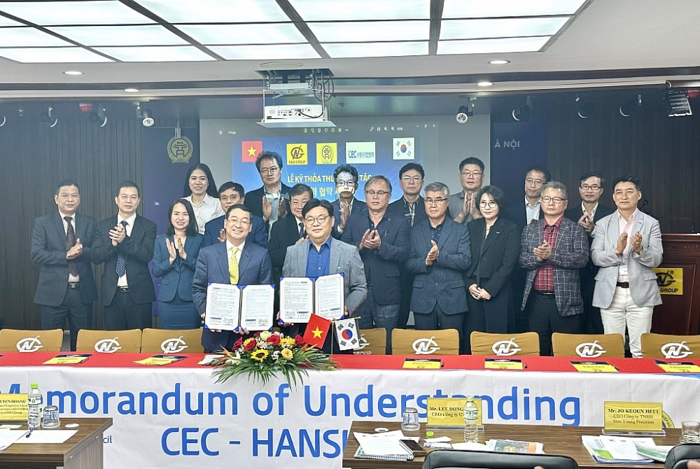Hợp tác giao thương doanh nghiệp công nghiệp hỗ trợ Hà Nội – Hàn Quốc. 