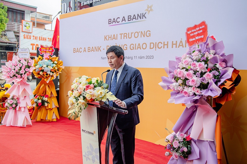 BAC A BANK khai trương phòng giao dịch mới tại Nam Định