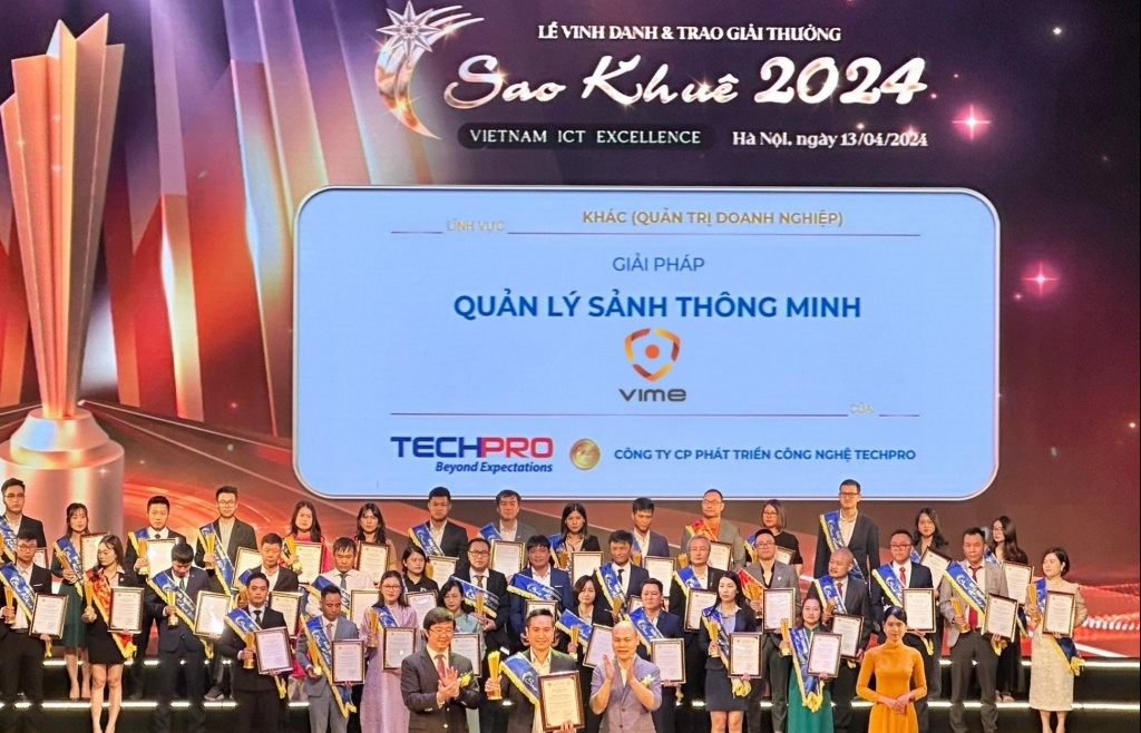 Ứng dụng công nghệ AI, sản phẩm của TECHPRO nhận giải thưởng Sao Khuê 2024