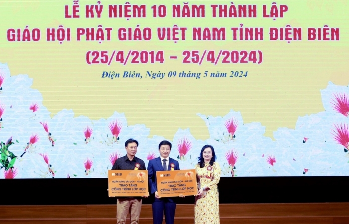 SHB dành hơn 11 tỷ đồng thực hiện nhiều hoạt động xã hội tại tỉnh Điện Biên