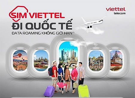 Viettel cung cấp thêm 4 gói cước data Roaming không giới hạn tại nhiều quốc gia lớn