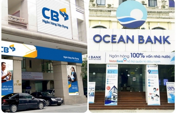 Vietcombank và MB nói gì sau khi nhận chuyển giao bắt buộc CB và OceanBank?