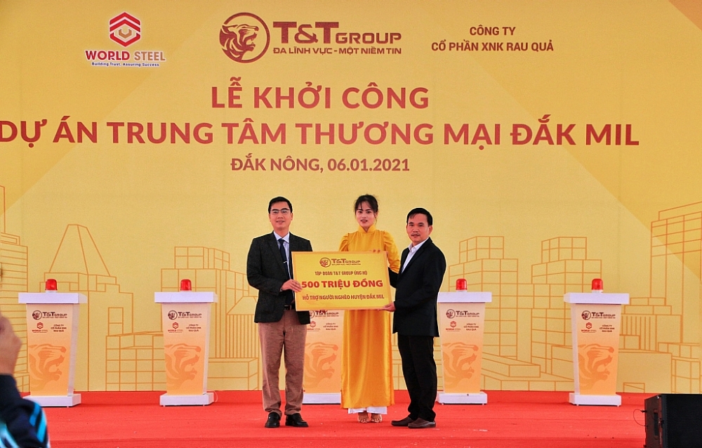 T&T Group khởi công xây dựng Trung tâm thương mại Đắk Mil