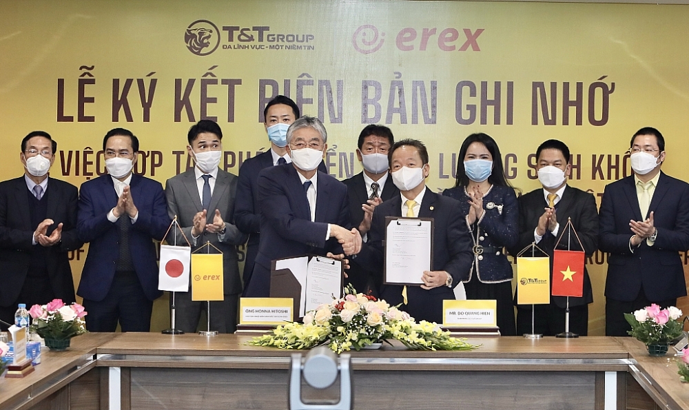 T&T Group và Tập đòa EREX hợp tác phát triển năng lượng sinh khối