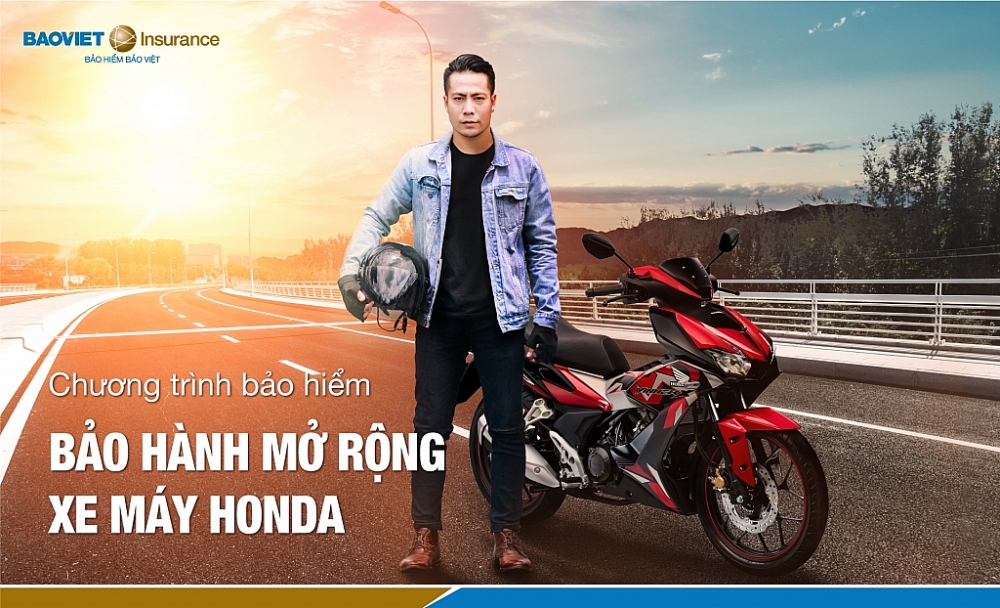 Bảo hiểm Bảo Việt mở rộng gói bảo hành cho xe máy Honda