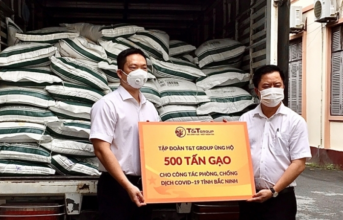 ​​​​​​​T&T Group ủng hộ 1.000 tấn gạo và 5 tỷ đồng tiếp sức Bắc Ninh, Bắc Giang chống dịch
