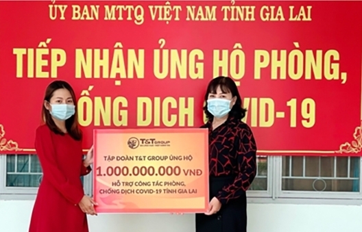 T&T Group ủng hộ 2 tỷ đồng giúp Gia Lai chống dịch COVID-19