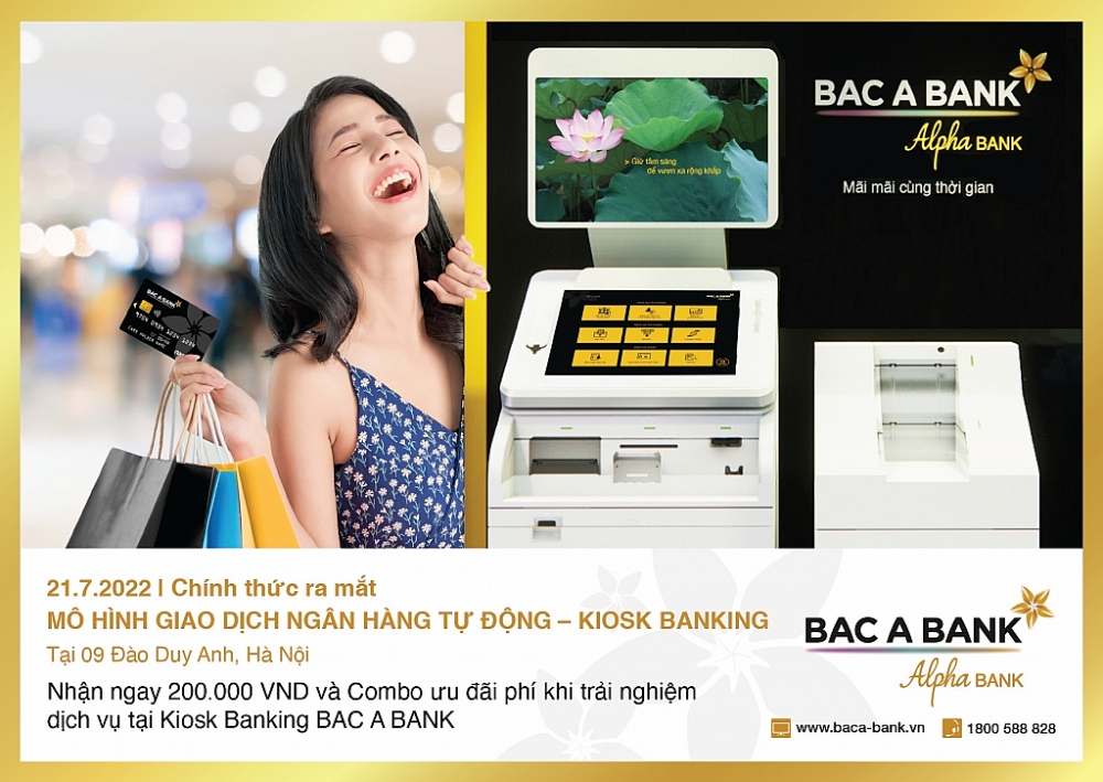 BAC A BANK chính thức  ra mắt mô hình giao dịch ngân hàng tự động- Kiosk Banking tại Hà Nội