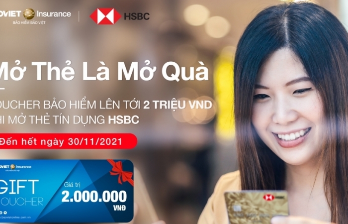 Bảo hiểm Bảo Việt dành tặng khách hàng HSBC món quà bảo hiểm giá 0 đồng