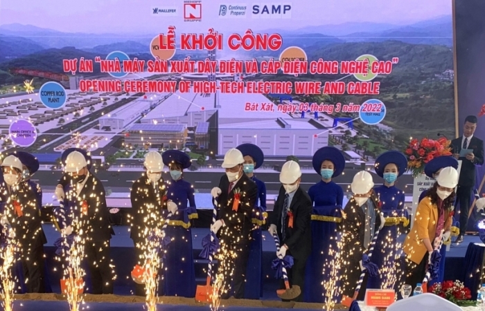 Khởi công dự án FDI lớn nhất của Hàn Quốc tại Lào Cai