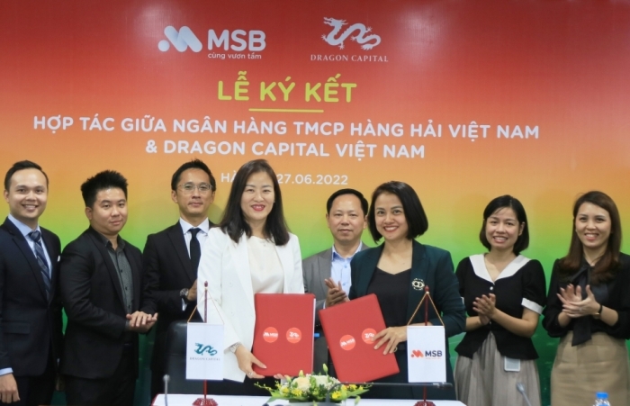 MSB hợp tác với Dragon Capital ra mắt sản phẩm đầu tư cho khách hàng ưu tiên