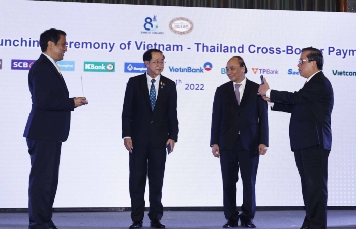 Công bố kết nối thanh toán bán lẻ ứng dụng mã QR giữa Việt Nam và Thái Lan