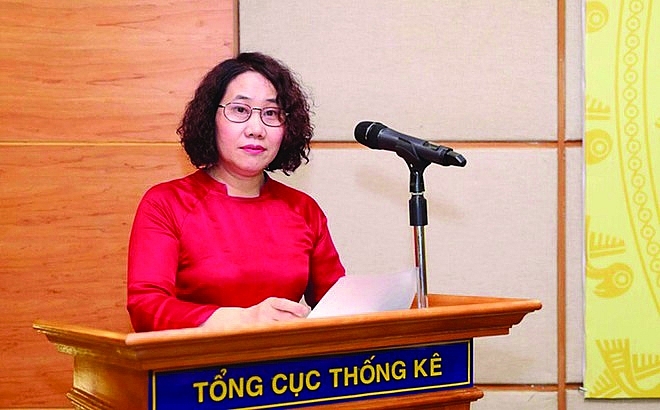 bà Nguyễn Thị Hương, Tổng cục trưởng Tổng cục Thống kê Việt Nam.