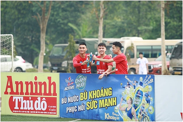 Sôi đôi chung kết giải bóng đá học sinh THPT Hà Nội - An ninh Thủ đô lần thứ XXI