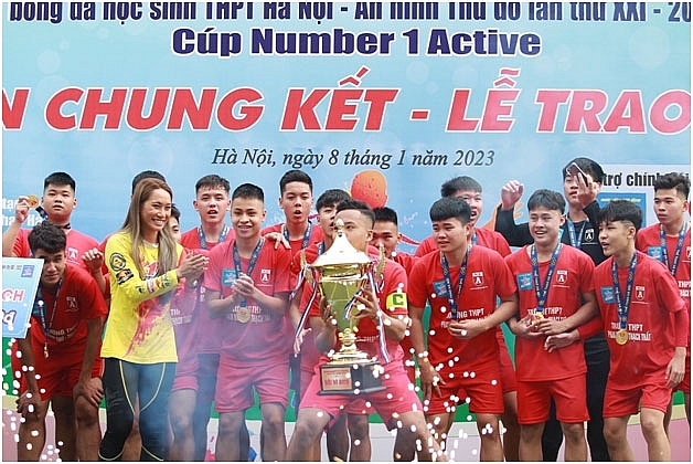 Sôi đôi chung kết giải bóng đá học sinh THPT Hà Nội - An ninh Thủ đô lần thứ XXI