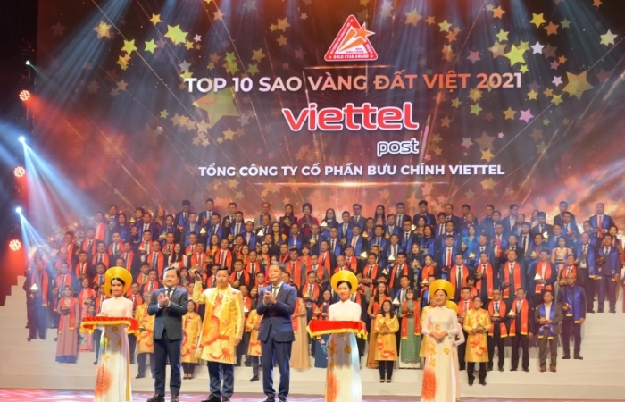 Viettel Post là doanh nghiệp logistics duy nhất lọt TOP 10 Sao Vàng Đất Việt