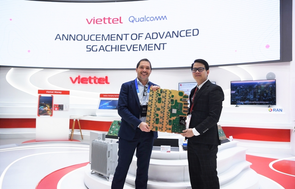 Viettel và Qualcomm sản xuất thành công khối vô tuyến trạm thu phát sóng 5G