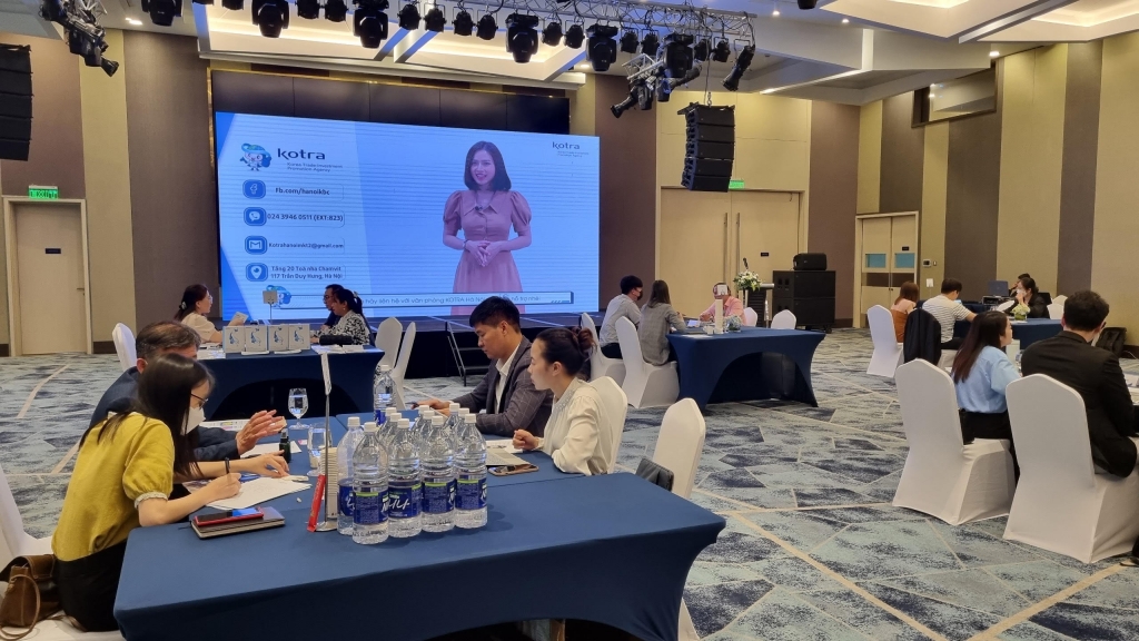 Kết nối thành công gần 30 doanh nghiệp Việt và 8 đối tác Hàn Quốc